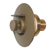 Senju Flush Sidewall Brushed Brass