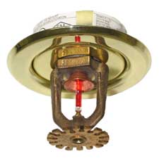Tyco Glass Bulb Pendent Brass