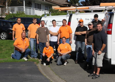 Fire Busters Vancouver, Burnaby, Delta, group picture, call us today